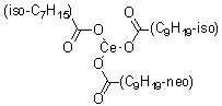 CAS 登录号：94086-45-0, (异癸酸-O)(异辛酸-O)(新癸酸-O)铈