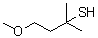 4-甲氧基-2-甲基-2-丁硫醇分子结构 (CAS 94087-83-9)