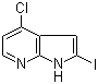 structure of CAS# 940948-29-8, 4-Chloro-2-iodo-1H-pyrrolo[2,3-b]pyridine