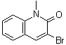 structure of CAS# 941-91-3, 3-Bromo-1-methyl-2(1H)-quinolinone