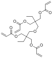 二丙烷三甲醇四丙烯酸酯分子结构 (CAS 94108-97-1)