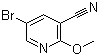 structure of CAS# 941294-54-8, 5-溴-2-甲氧基-3-氰基吡啶