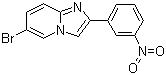 CAS 登录号：941487-89-4, 6-溴-2-(3-硝基苯基)咪唑并[1,2-a]吡啶