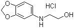 structure of CAS# 94158-14-2, N-羟乙基-3,4-亚甲二氧基苯胺盐酸盐