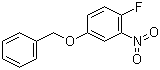 4-苄氧基-1-氟-2-硝基苯分子结构 (CAS 941867-91-0)