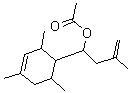 CAS # 94201-02-2, 2,4,6-Trimethyl-alpha-(2-methyl-2-propenyl)-3-cyclohexene-1-methanol acetate