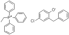 CAS # 94231-02-4, Ethyltriphenylphosphonium salt with 4-chloro-2-(phenylmethyl)phenol (1:1)