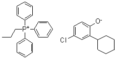 CAS # 94231-16-0, Triphenylpropylphosphonium salt with 4-chloro-2-cyclohexylphenol