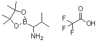 4,4,5,5-四甲基-alpha-(1-甲基乙基)-1,3,2-二氧硼杂环戊烷-2-甲胺三氟乙酸盐分子结构 (CAS 94242-78-1)