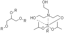 CAS 登录号：94277-72-2, 三[[2,2',2''-次氮基三[乙醇]]-N,O,O'][mu3-[1,2,3-丙三醇-O:O':O'']]六(2-丙醇)三钛