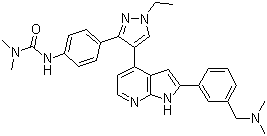 structure of CAS# 942918-07-2, GSK 1070916
