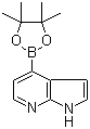 CAS # 942919-26-8, 7-Azaindole-4-boronic acid pinacol ester, 4-(4,4,5,5-Tetramethyl-1,3,2-dioxaborolan-2-yl)-1H-pyrrolo[2,3-b]pyridine