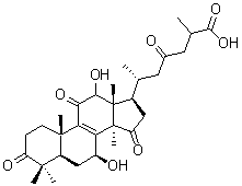 12-羟基灵芝酸 D分子结构 (CAS 942950-96-1)