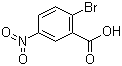 structure of CAS# 943-14-6, 2-Bromo-5-nitrobenzoic acid
