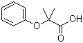 structure of CAS# 943-45-3, 2-Methyl-2-phenoxypropanoic acid