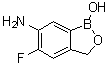 5-氟-1,3-二氢-1-羟基-2,1-苯并氧杂硼戊环-6-胺分子结构 (CAS 943311-50-0)