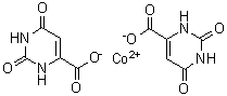 1,2,3,6-四氢-2,6-二氧代-4-嘧啶羧酸钴盐分子结构 (CAS 94333-37-6)