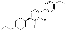 4'-乙基-2,3-二氟-4-(反式-4-丙基环己基)-1,1'-联苯分子结构 (CAS 943538-31-6)