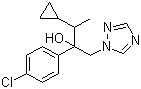 structure of CAS# 94361-06-5, 环唑醇