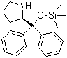 (2R)-2-[二苯基[(三甲基硅)氧基]甲基]吡咯烷分子结构 (CAS 943757-71-9)