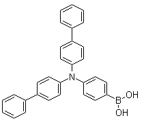 B-[4-[双(联苯-4-基)氨基]苯基]硼酸分子结构 (CAS 943836-24-6)