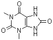 structure of CAS# 944-73-0, 1,3-二甲基尿酸