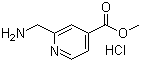 2-(氨基甲基)异烟酸甲酯盐酸盐分子结构 (CAS 94413-69-1)