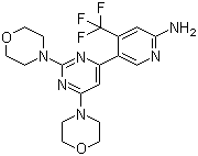 structure of CAS# 944396-07-0, NVP-BKM-120