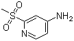 2-甲磺酰基-4-吡啶胺分子结构 (CAS 944401-88-1)