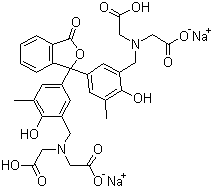 邻甲酚酞络合酮二钠盐分子结构 (CAS 94442-10-1)