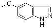 structure of CAS# 94444-96-9, 5-Methoxy-1H-indazole