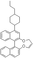 (13bR)-5,6-Dihydro-5-(trans-4-propylcyclohexyl)-4H-dinaphtho[2,1-f:1',2'-h][1,5]dioxonin molecular structure (CAS 944537-61-5)
