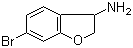 6-溴-2,3-二氢苯并呋喃-3-胺分子结构 (CAS 944709-63-1)