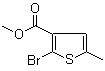2-溴-5-甲基-3-噻吩羧酸甲酯分子结构 (CAS 944709-72-2)