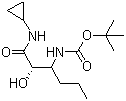 N-[(1S)-1-[(1S)-2-(环丙基氨基)-1-羟基-2-氧代乙基]丁基]氨基甲酸叔丁酯分子结构 (CAS 944716-71-6)