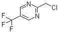 2-(氯甲基)-5-(三氟甲基)嘧啶分子结构 (CAS 944900-08-7)