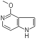 4-甲氧基-1H-吡咯并[3,2-c]吡啶分子结构 (CAS 944900-76-9)