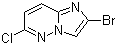 structure of CAS# 944902-75-4, 2-Bromo-6-chloroimidazo[1,2-b]pyridazine