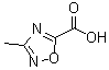 structure of CAS# 944906-32-5, 3-甲基-1,2,4-恶二唑-5-羧酸