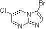 structure of CAS# 944906-48-3, 3-溴-6-氯咪唑并[1,2-a]嘧啶