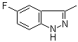 structure of CAS# 945265-03-2, 5-氟-3-甲基-1H-吲唑
