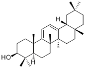 齐墩果-9(11),12-二烯-3beta-醇分子结构 (CAS 94530-87-7)