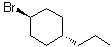 反式-1-溴-4-丙基环己烷分子结构 (CAS 94590-09-7)