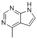4-甲基-7H-吡咯并[2,3-d]嘧啶分子结构 (CAS 945950-37-8)