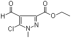 structure of CAS# 946061-21-8, 5-氯-4-甲酰基-1-甲基-1H-吡唑-3-羧酸乙酯