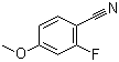 2-氟-4-甲氧基苯腈分子结构 (CAS 94610-82-9)