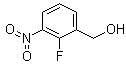 2-氟-3-硝基苯甲醇分子结构 (CAS 946126-95-0)