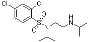 2,4-Dichloro-N-(1-methylethyl)-N-[2-[(1-methylethyl)amino]ethyl]benzenesulfonamide molecular structure (CAS 946387-07-1)