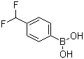 structure of CAS# 946525-43-5, 4-二氟甲基苯硼酸