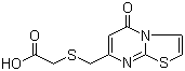 2-[[(5-氧代-5H-噻唑并[3,2-a]嘧啶-7-基)甲基]硫基]乙酸分子结构 (CAS 946666-76-8)